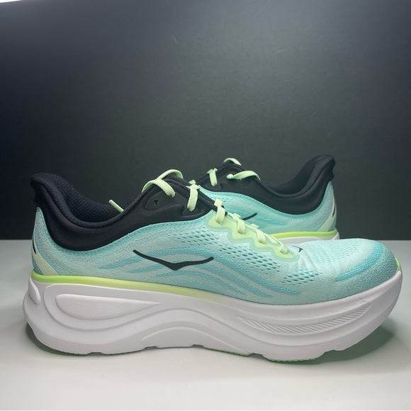 Hoka Bondi 9 Luna Moth Blue Spark Men’s size 11.5 - Picture 6 of 9